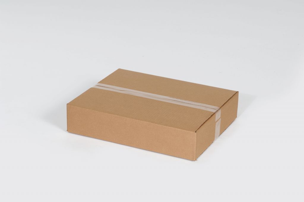 GetUSCart- Partners Brand P14124 Flat Corrugated Boxes, 14L x 12W x 4H,  Kraft (Pack of 25)