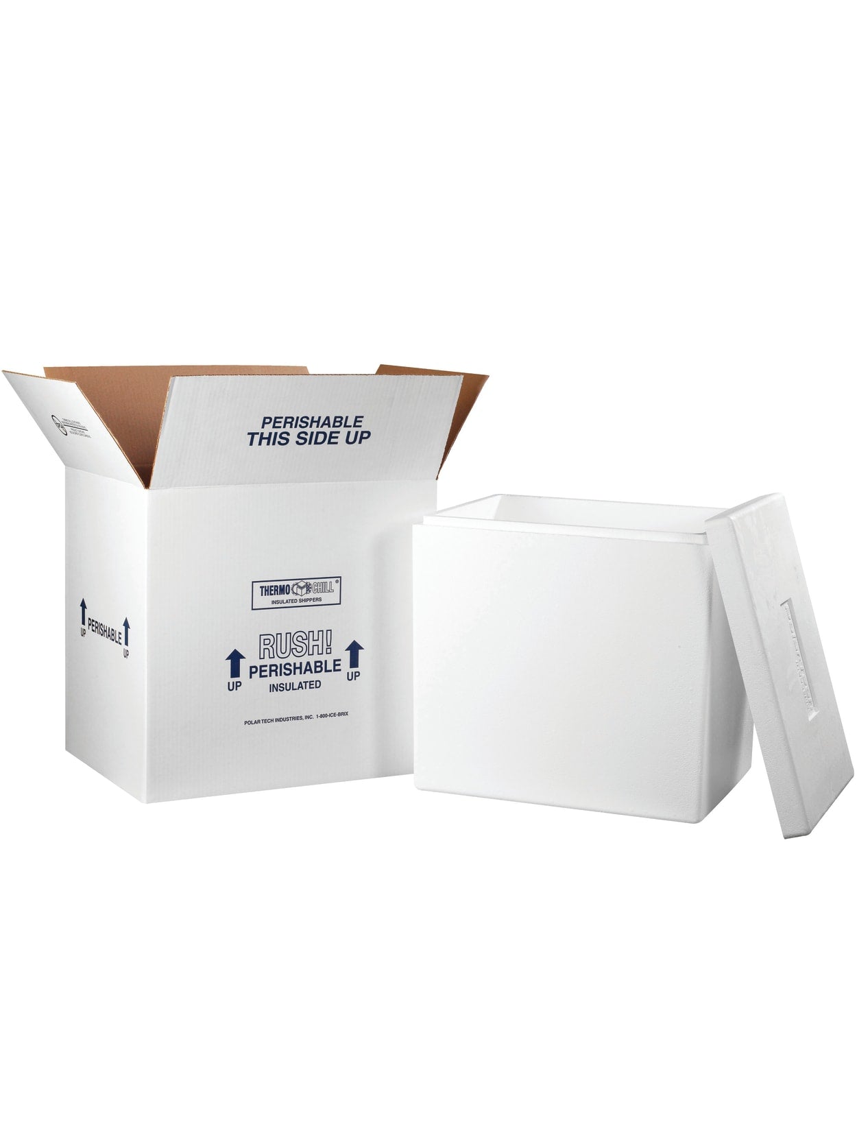 PROPAK Styrofoam Insulated Cooler Shipping Container