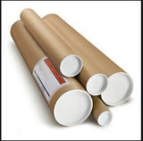 Shipping and Mailing Tubes with Caps