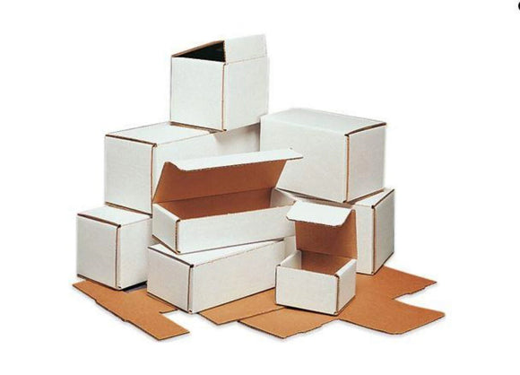 White Corrugated Box Mailers  Bundles  / 50 CLOSEOUT